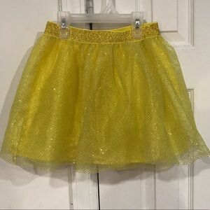 🎀 4/$15 Cat & Jack Yellow Tutu Skirt Size S(6/6X)